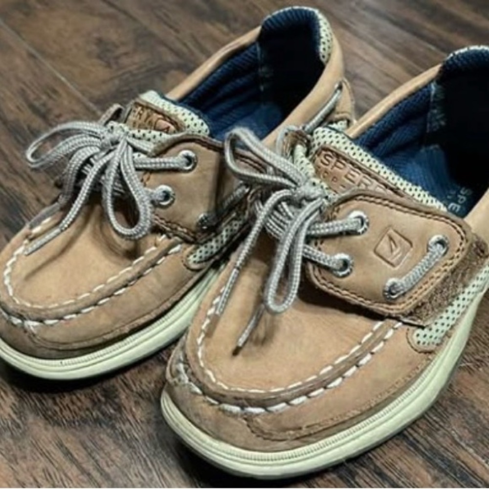 Sperry Kids Brown Moccasins